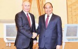 越南政府总理阮春福会见俄罗斯总统普京
