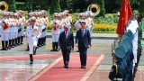 越南政府总理阮春福同意大利总理孔特举行会谈
