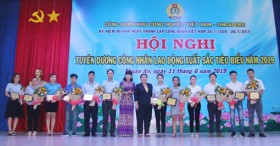 Công đoàn Khu công nghiệp Việt Nam-Singapore: Tuyên dương 228  lao động giỏi, lao động sáng tạo