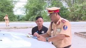 Nỗ lực lập lại trật tự an toàn giao thông trên đường ĐT746