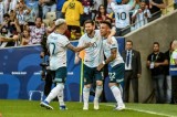 2019年巴西美洲杯：阿根廷队2-0击败委内瑞拉队 晋级半决赛将战巴西队