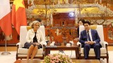 越南河内市同法国法兰西岛大区加强合作