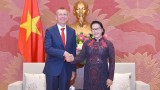 越南国会主席阮氏金银会见拉脱维亚外长