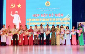 省卫生部门工会向81名典型基层工会干部给予表彰