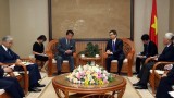 越南政府副总理武德儋会见越日关系特别大使杉良太郎