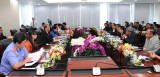 老挝占巴塞省人民议会代表团对平阳进行工作访问
