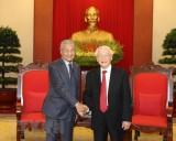 Tổng Bí thư, Chủ tịch nước Nguyễn Phú Trọng tiếp Thủ tướng Malaysia