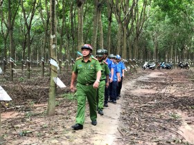 Nông trường Cao su Nhà Nai: Thực hiện hiệu quả công tác phối hợp bảo vệ an ninh trật tự