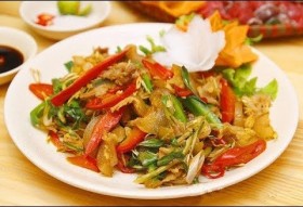 Thịt bê xào sả, ớt