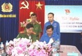 Youth unions of PC07 and Binh Duong Newspaper sign up brotherhood and coordiation of union activities