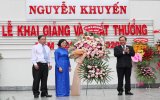 Trường THCS-THPT Nguyễn Khuyến và Ngô Thời Nhiệm khai giảng năm học mới