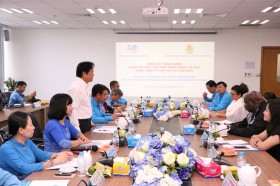 Liên hiệp Công đoàn thế giới làm việc với Liên đoàn Lao động tỉnh