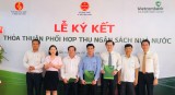 Huyện Bắc Tân Uyên và Vietcombank Bình Dương ký kết tạo điều kiện thuận lợi cho người nộp thuế