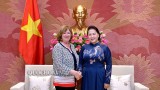 越南国会主席阮氏金银会见法越友好议员小组主席