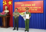 Trao quyết định bổ nhiệm Trưởng Công an huyện Bàu Bàng