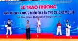 Binh Duong wins gold medal at natiional karatedo champs