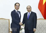 Thủ tướng Nguyễn Xuân Phúc tiếp Thống đốc tỉnh Saitama của Nhật Bản