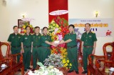 Bộ Chỉ huy Quân sự tỉnh thăm, chúc mừng các trường nhân Ngày Nhà giáo Việt Nam