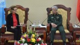 越南国防部副部长阮志咏会见联合国开发署驻越代表
