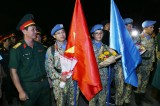 Đoàn cán bộ, chiến sĩ Bệnh viện dã chiến Việt Nam hoàn thành nhiệm vụ tại Nam Sudan về nước