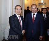 Thủ tướng Nguyễn Xuân Phúc tiếp Chủ tịch Hội Hữu nghị Hàn-Việt