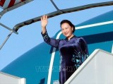 NA Chairwoman leaves Hanoi for Russia, Belarus visits