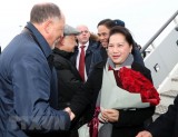 Chủ tịch Quốc hội Nguyễn Thị Kim Ngân bắt đầu thăm chính thức LB Nga