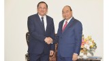 越南政府总理阮春福会见老挝政府副总理兼计划投资部部长
