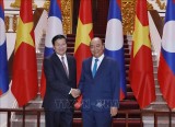 老挝总理访问越南并与越方共同主持越老政府间联合委员会第42次会议