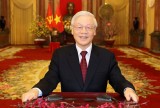 越共中央总书记、国家主席阮富仲发表二〇二〇庚子鼠年新年贺词