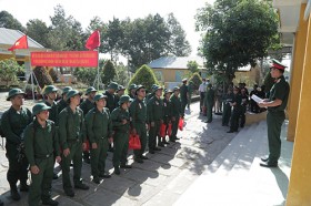 Tiếp nhận chiến sĩ mới năm 2020 bảo đảm chỉ tiêu, chất lượng