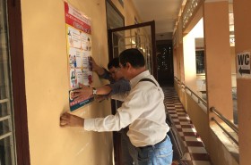 In ấn và phân phối hơn 1 triệu tờ rơi, áp phích phòng, chống dịch bệnh Covid-19