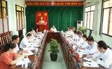 Lãnh đạo Tỉnh ủy làm việc với Thường trực Thị ủy Tân Uyên về công tác chuẩn bị tổ chức đại hội