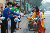 平阳大学向民众免费发1000个口罩和500瓶洗手液