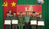 Công an tỉnh: Khen thưởng đột xuất 4 cá nhân Đội Dân phòng phường Phú Thọ