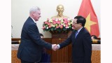 越南政府副总理兼外交部长范平明会见俄罗斯外交部第一副部长
