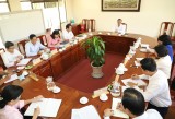 Đoàn công tác của Tỉnh ủy làm việc với Công ty TNHH MTV Cao su Dầu Tiếng về tổ chức Đại hội Đảng bộ công ty