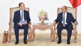 越南政府总理阮春福会见世界卫生组织驻越南首席代表