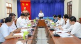 Bí thư Tỉnh ủy kiểm tra công tác chuẩn bị đại hội Đảng tại Thị ủy Bến Cát