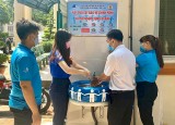 Hội LHTN phường An Bình (TP.Dĩ An): Xây bồn rửa tay phòng, chống dịch bệnh