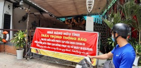 Nhiều cơ sở kinh doanh đồng loạt đóng cửa phòng chống covid-19
