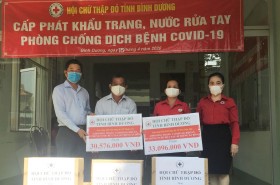 Hội Chữ thập đỏ tỉnh: Hỗ trợ vật dụng phòng, chống dịch cho các địa phương