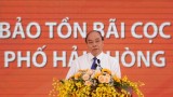 越南政府总理阮春福出席海防市高跪木桩基地保护区项目动工仪式