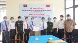 Bình Dương hỗ trợ tỉnh Kratie và Kandal (Campuchia) thiết bị y tế phòng, chống dịch Covid-19