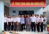 Phường Định Hòa, TP.Thủ Dầu Một: Tổ chức trao nhà Đại đoàn kết cho hộ nghèo