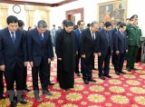 Lãnh đạo Đảng, Nhà nước viếng, tưởng niệm nguyên Thủ tướng Lào