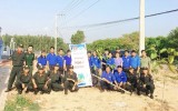 Huyện Đoàn Bắc Tân Uyên ra quân tết trồng cây đời đời nhớ ơn Bác