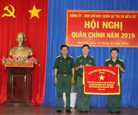 Đảng Bộ Quân sự Tx.Bến Cát: Lãnh đạo xây dựng lực lượng vững mạnh toàn diện
