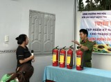 Đoàn cơ sở phòng Cảnh sát PCCC và CNCH Công an tỉnh Bình Dương: Tuyên truyền kiến thức PCCC cho thanh niên công nhân phường Phú Hòa, TP.Thủ Dầu Một