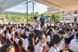 Công an huyện Bàu Bàng: Tuyên truyền giáo dục pháp luật cho học sinh